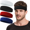 Stretch Sports Headbands, Set of 4