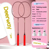 Carbon-Shaft Badminton Racket