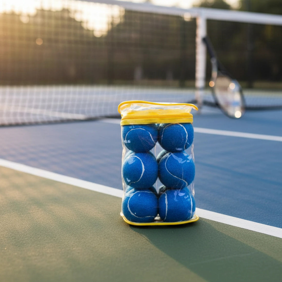 Practice Tennis Balls with Carry Bag, Set of 12
