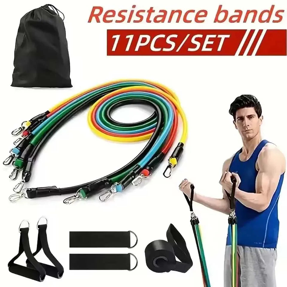 Resistance Band Training Set, 11 Pieces