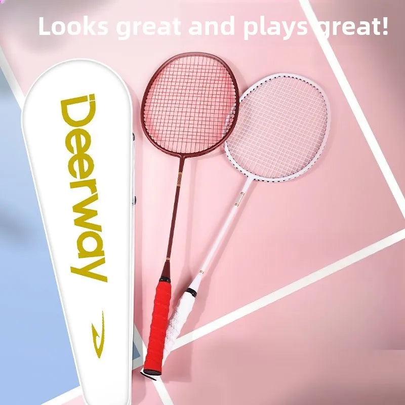 Carbon-Shaft Badminton Racket
