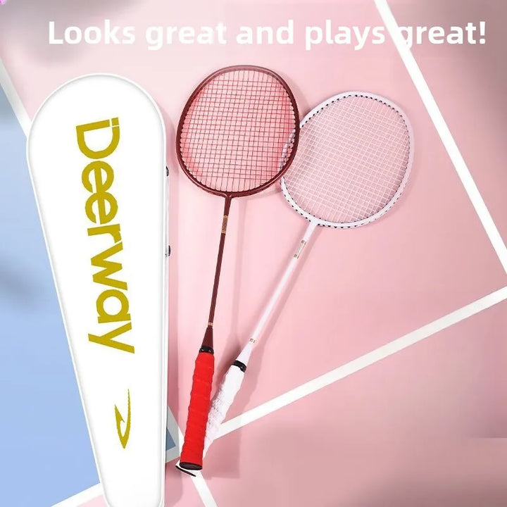 Carbon-Shaft Badminton Racket