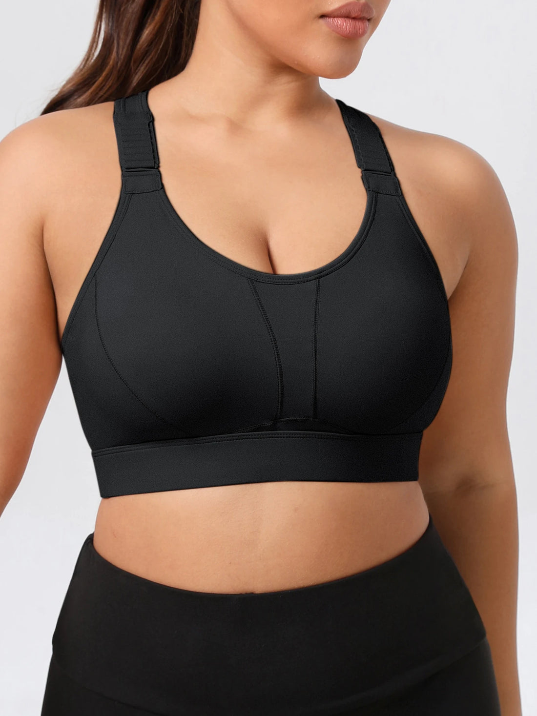 Plus-Size Adjustable Sports Bra