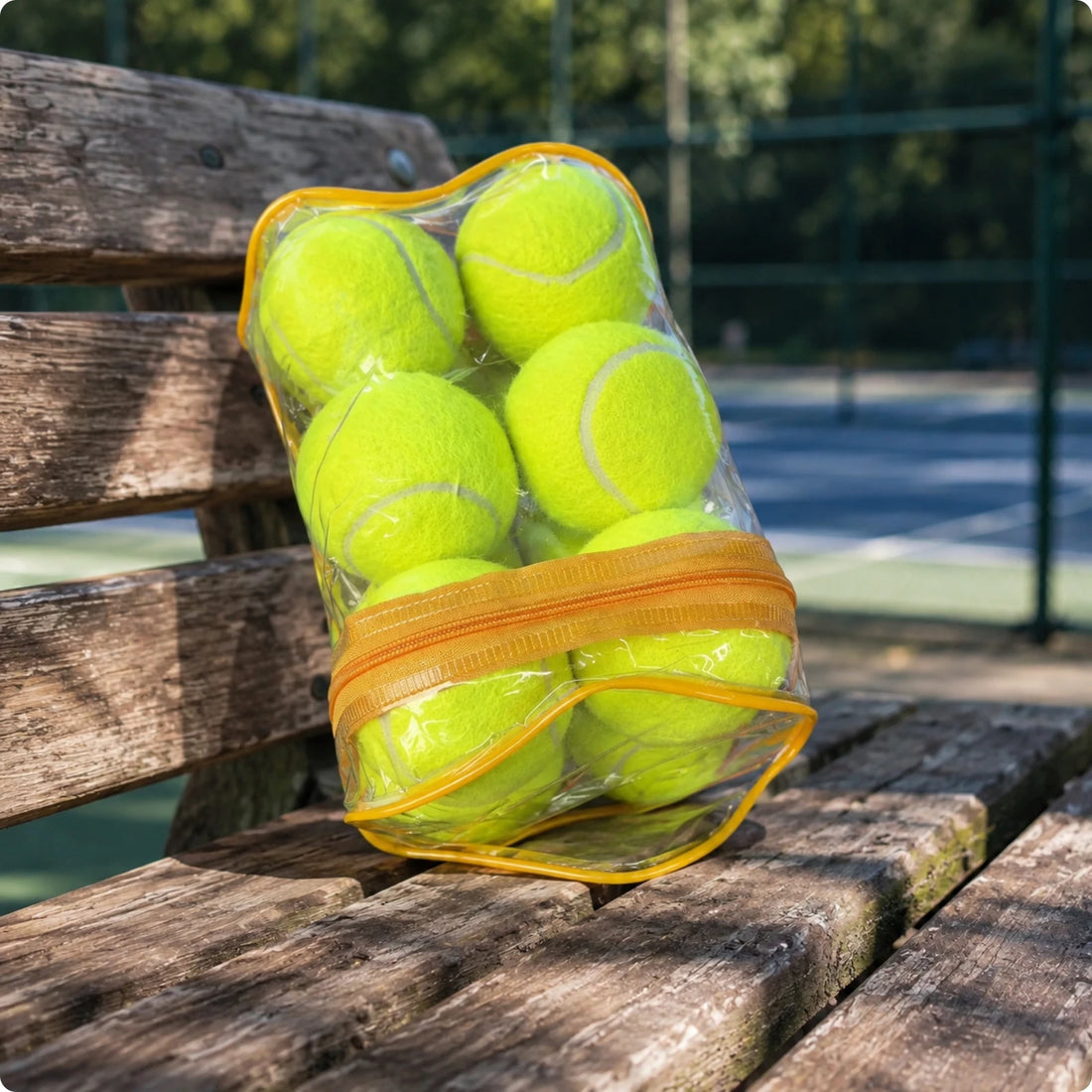 Practice Tennis Balls with Carry Bag, Set of 12
