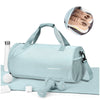 Nylon Gym Duffel with Shoe Compartment