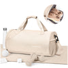 Nylon Gym Duffel with Shoe Compartment