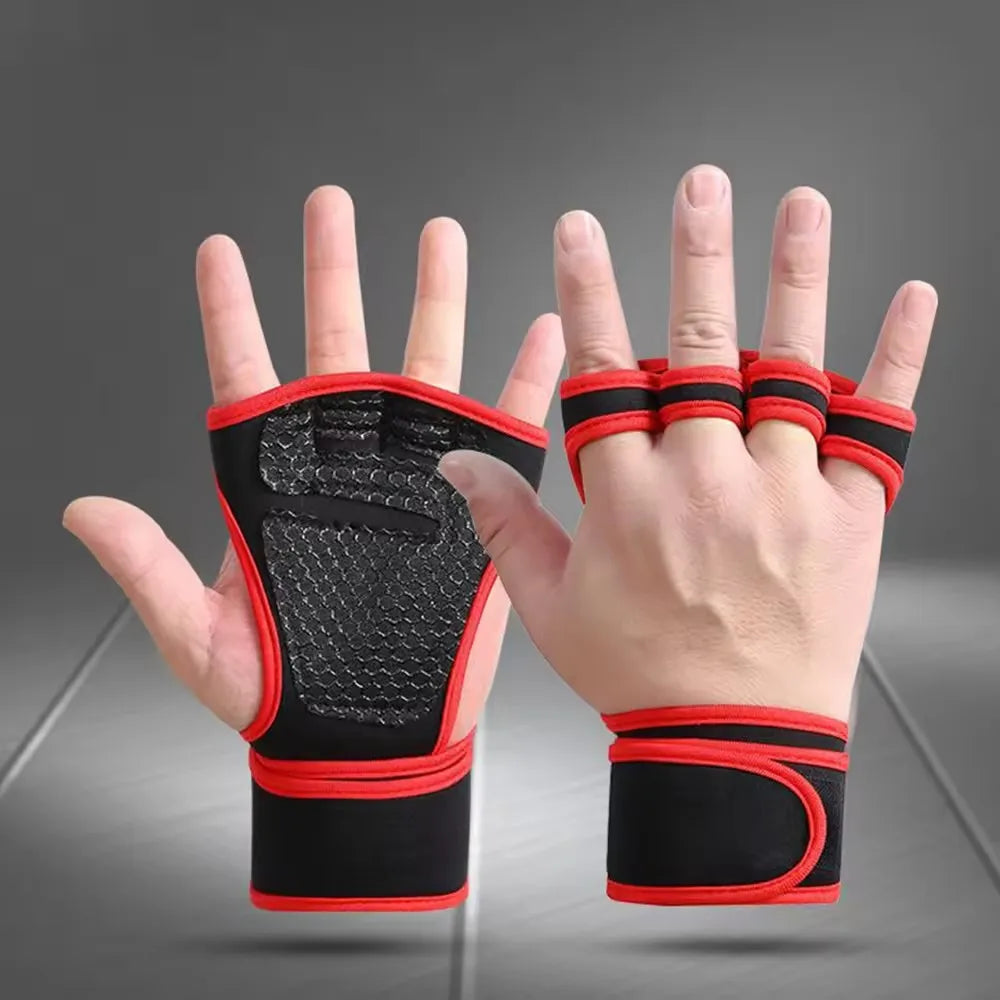 Half-Finger Weightlifting Gloves