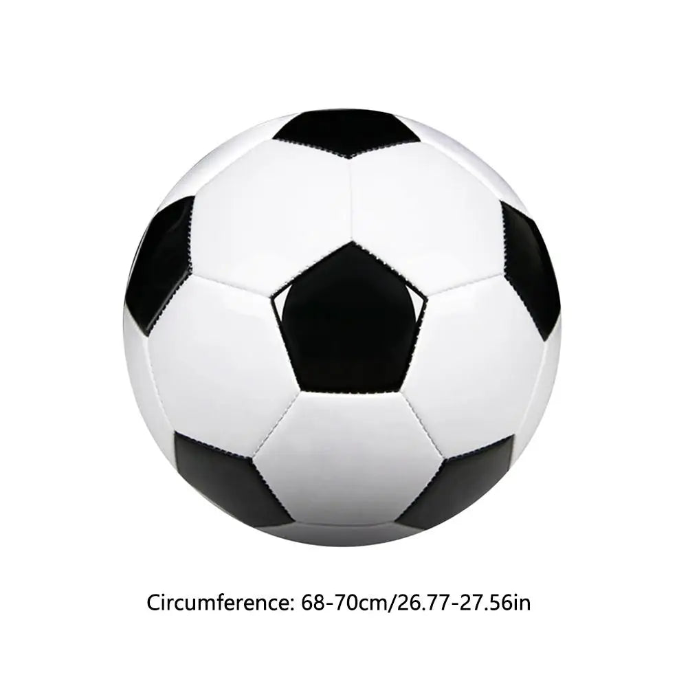 Classic Black & White Size 5 Soccer Ball