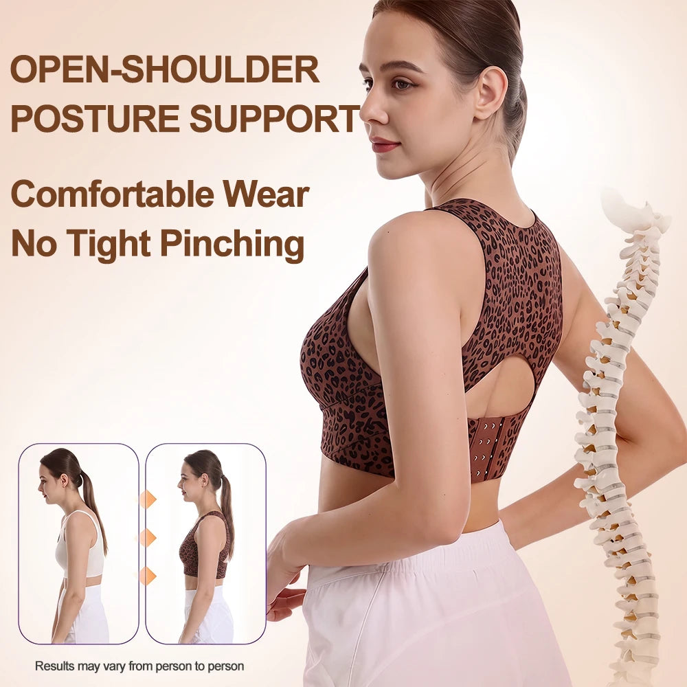 Cross-Back Front-Closure Bra