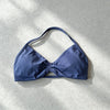 Twist-Front Halter Sports Bra