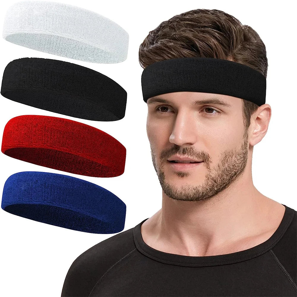 Stretch Sports Headbands, Set of 4
