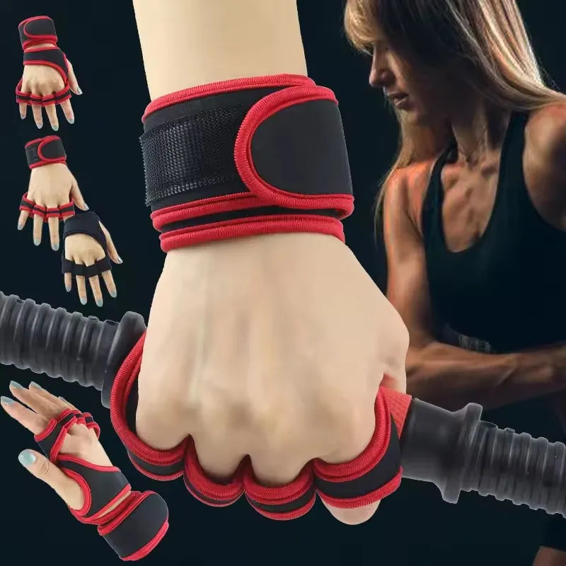 Half-Finger Weightlifting Gloves