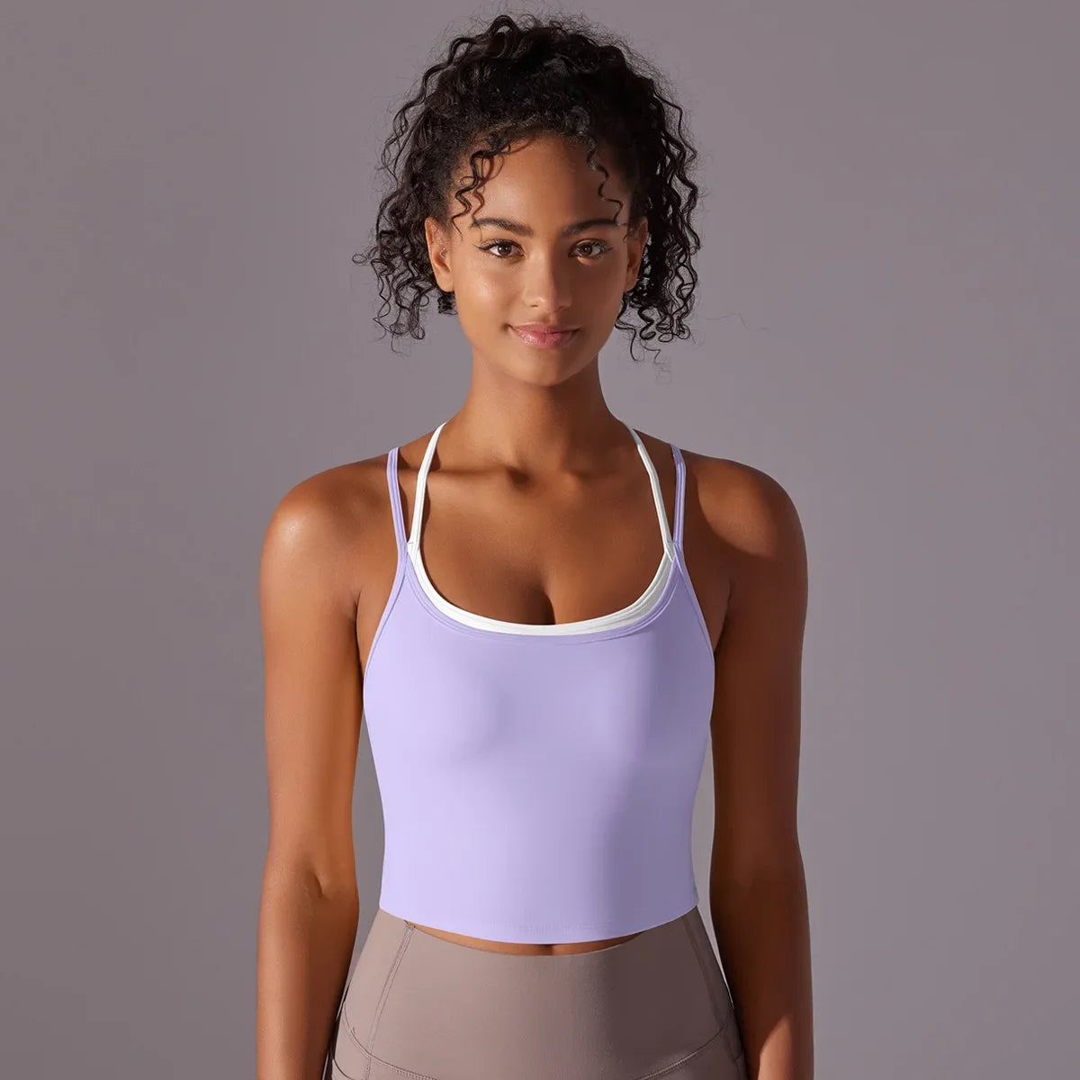 Strappy Longline Sports Bra