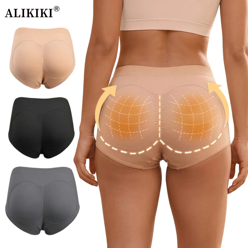 High-Waist Padded Shaping Shorts