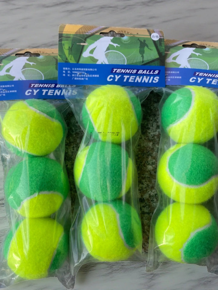 Green Beginner Tennis Balls, Set of 3