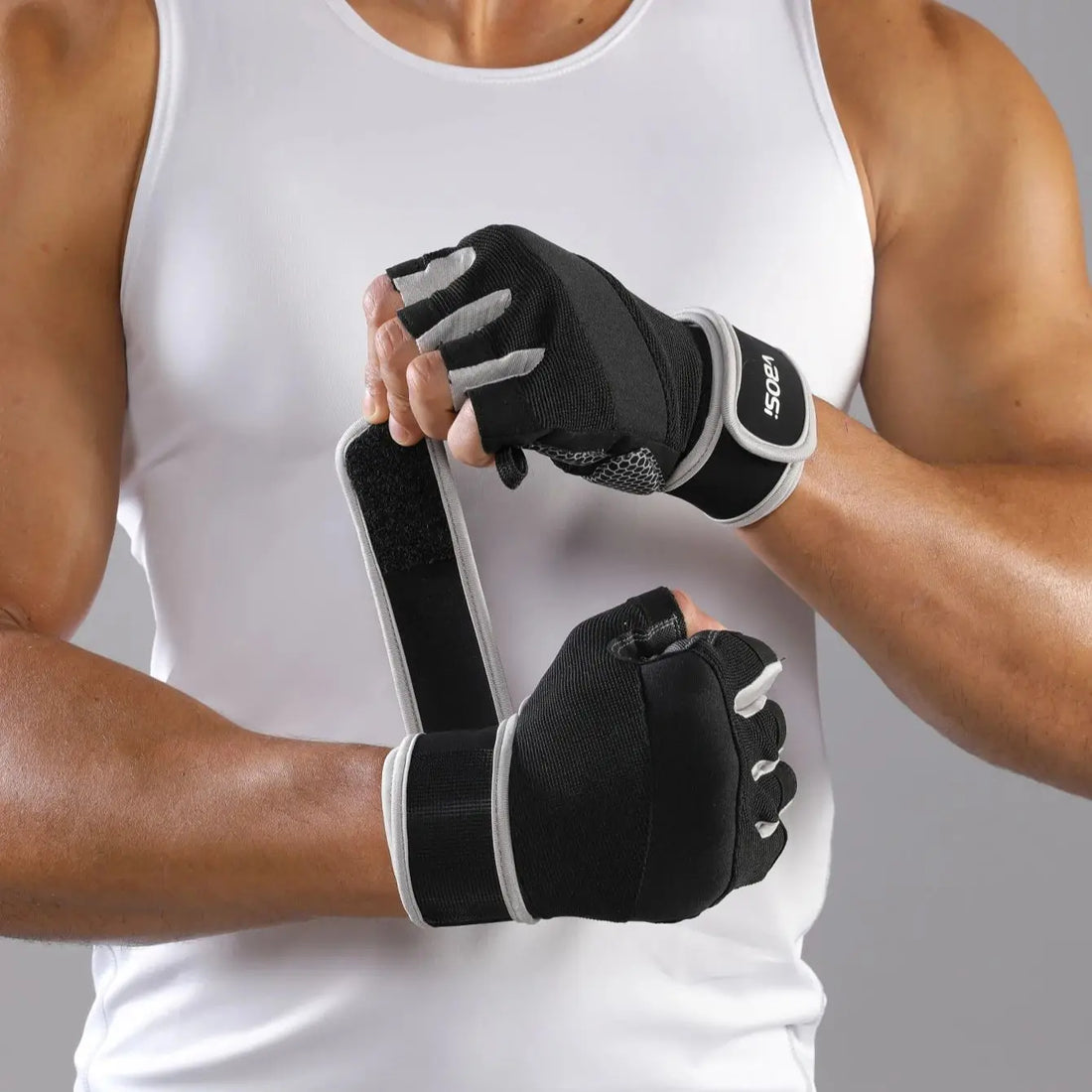 Ventilated Half-Finger Training Gloves