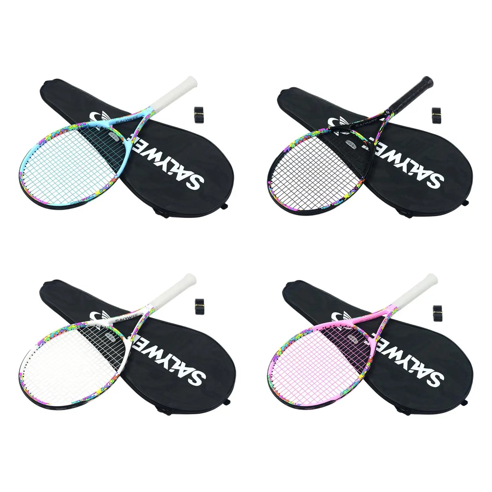 Carbon-Fiber Tennis Racket with Carry Bag