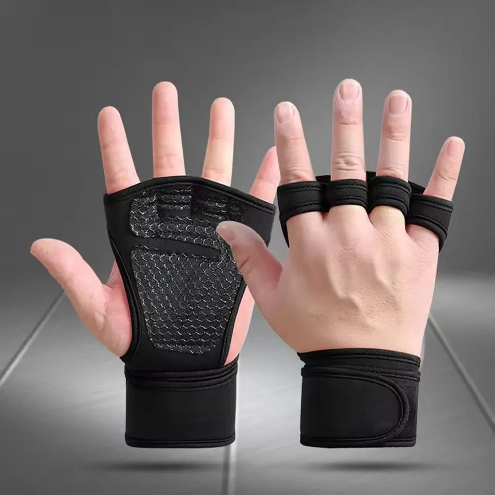 Half-Finger Weightlifting Gloves