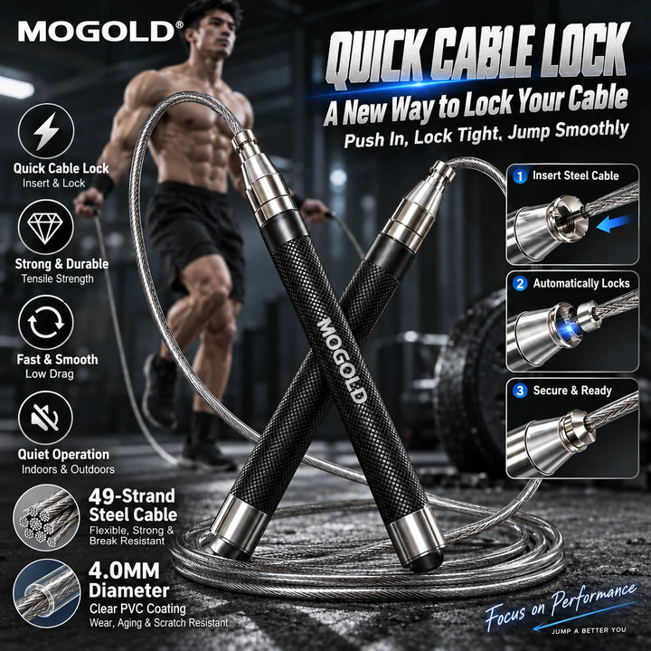 Adjustable Bearing Jump Rope