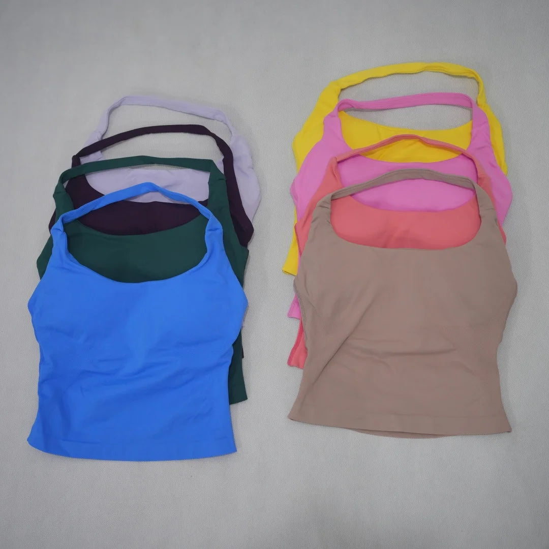 Halter Open-Back Active Top