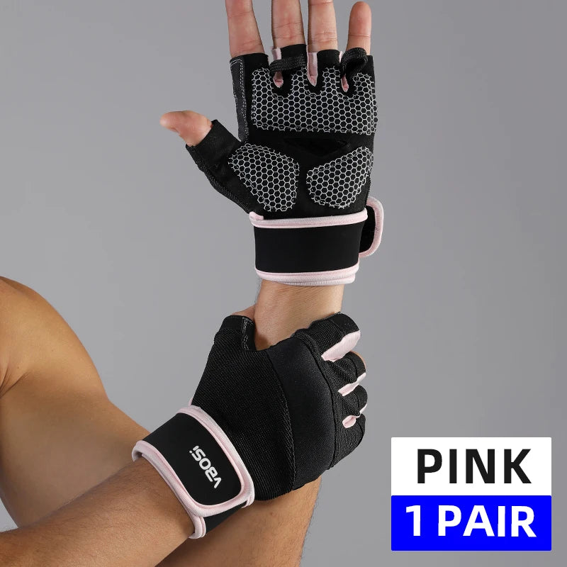 Ventilated Half-Finger Training Gloves