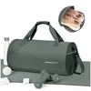 Nylon Gym Duffel with Shoe Compartment