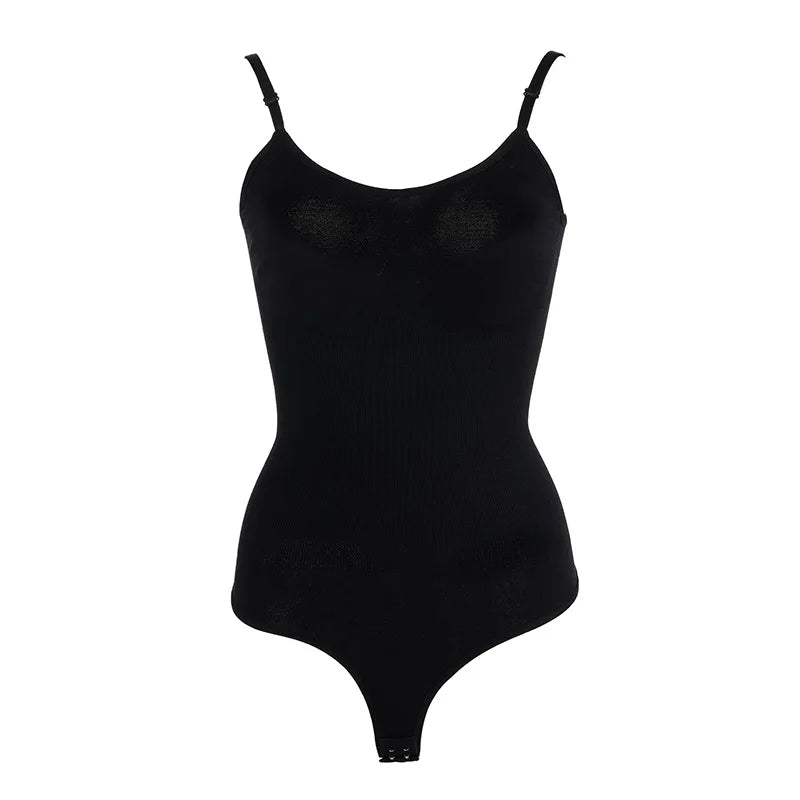 Open-Chest Thong Shaping Bodysuit