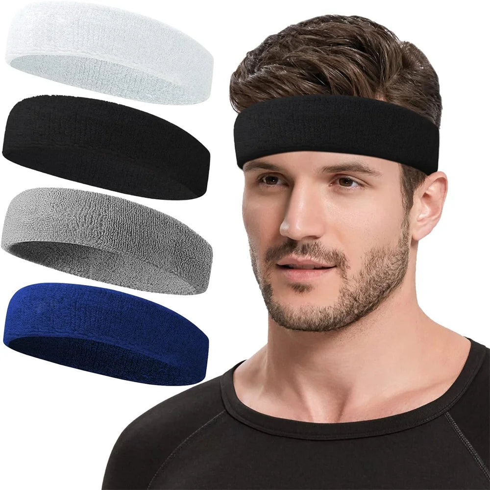 Stretch Sports Headbands, Set of 4