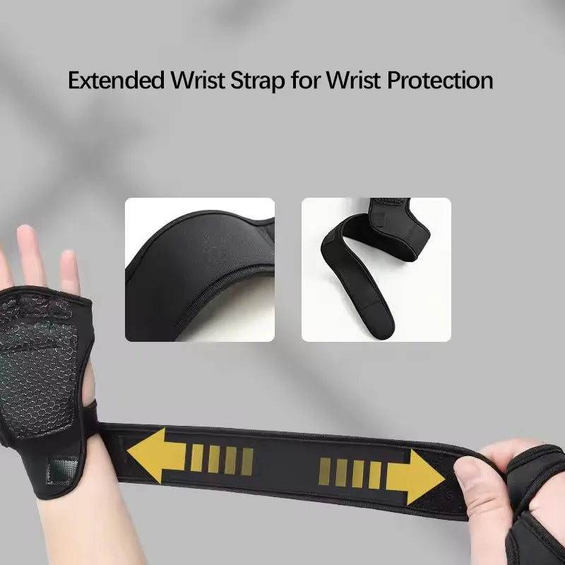 Half-Finger Weightlifting Gloves