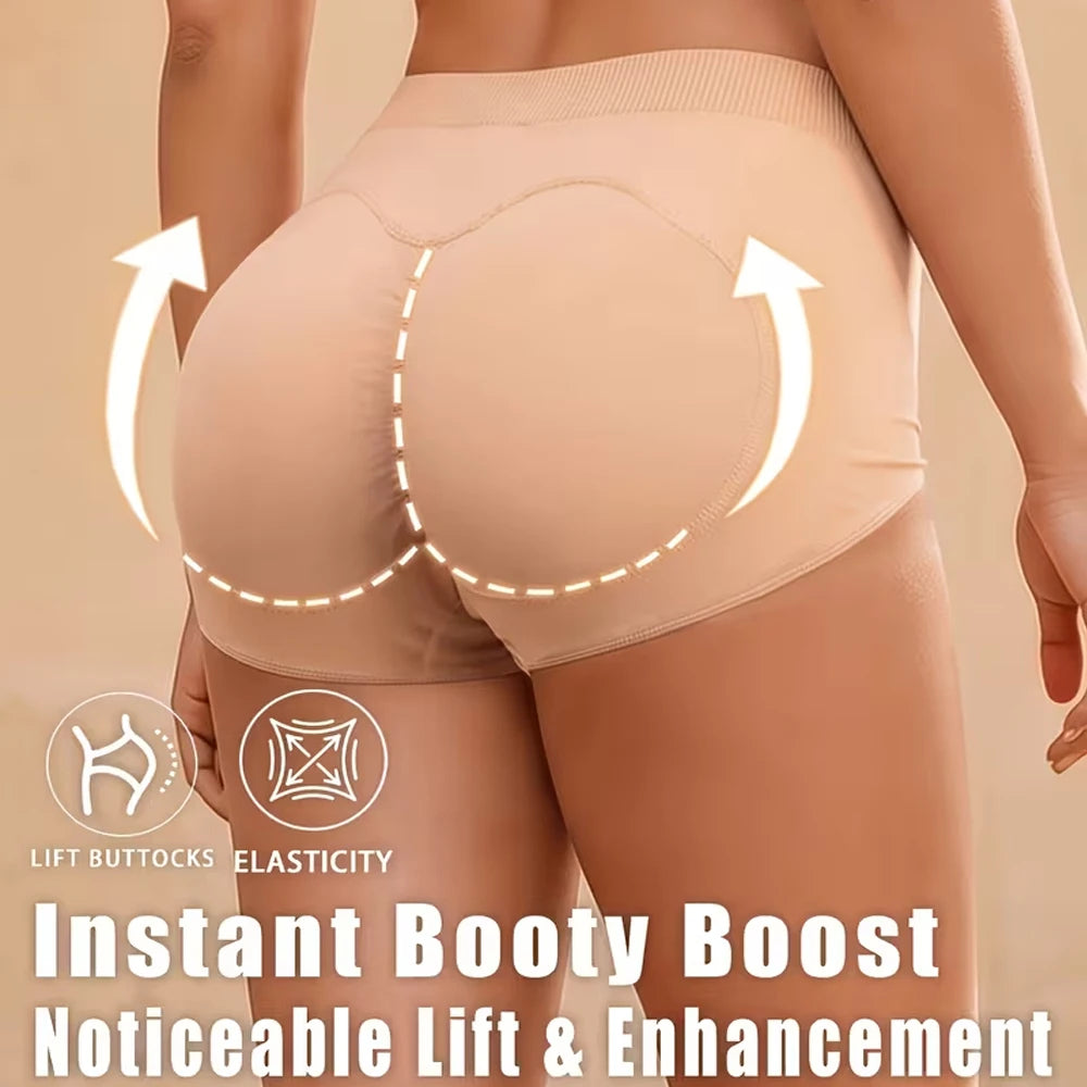 High-Waist Padded Shaping Shorts