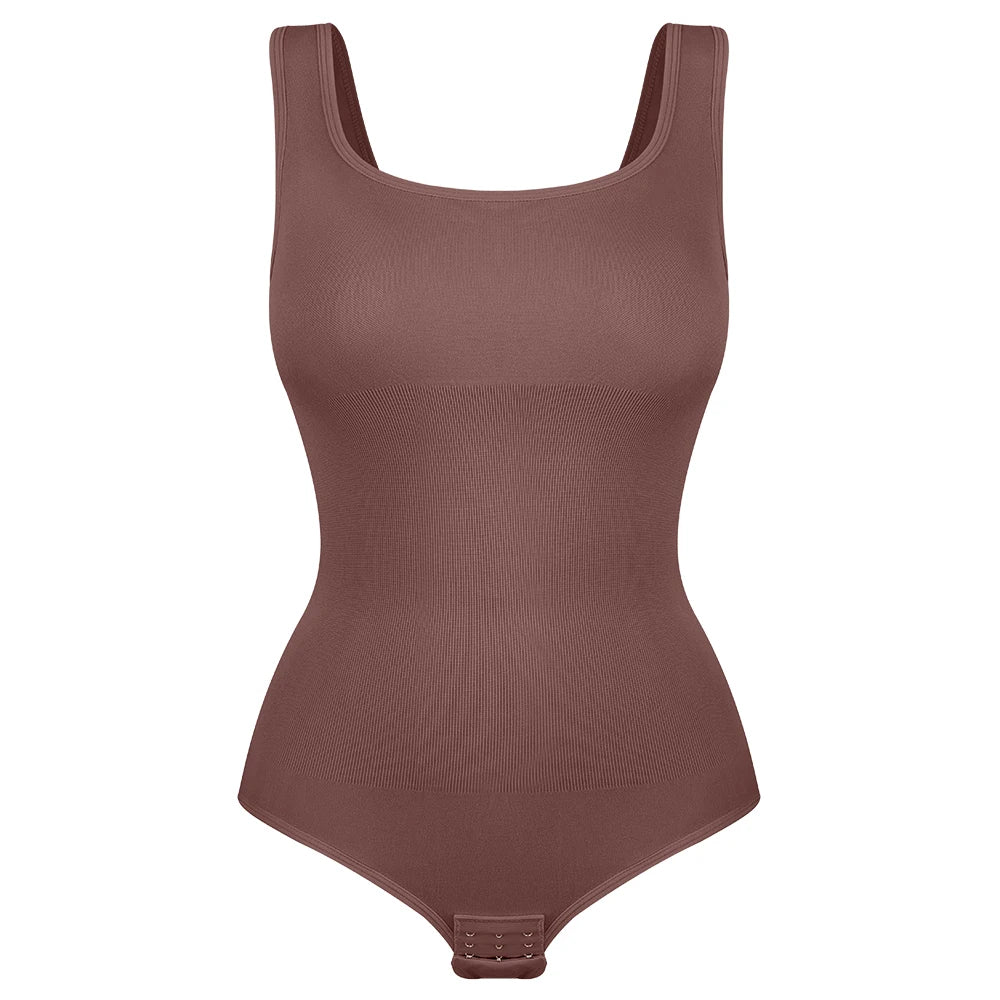 Plus-Size Shaping Brief Bodysuit