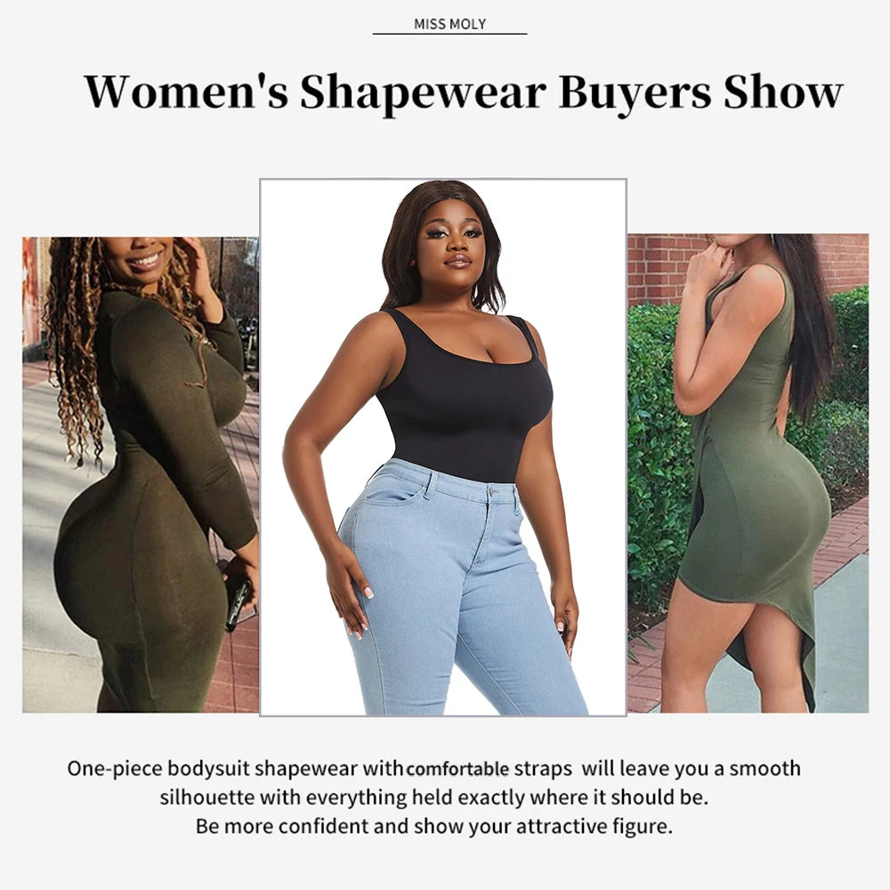 Plus-Size Shaping Brief Bodysuit
