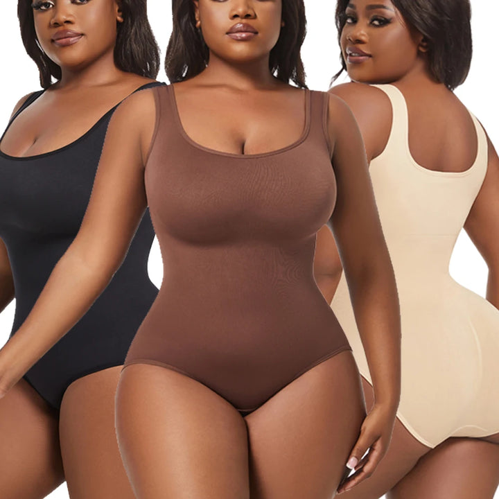 Plus-Size Shaping Brief Bodysuit