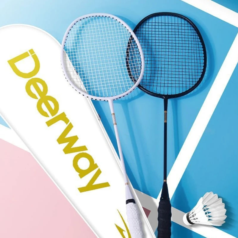 Carbon-Shaft Badminton Racket