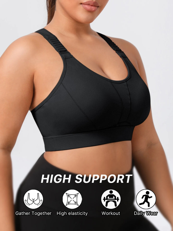 Plus-Size Adjustable Sports Bra