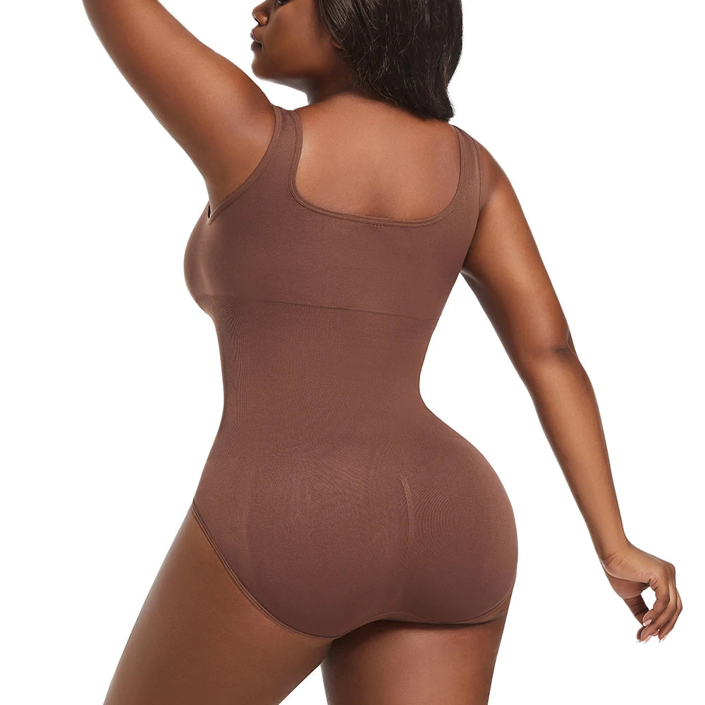 Plus-Size Shaping Brief Bodysuit