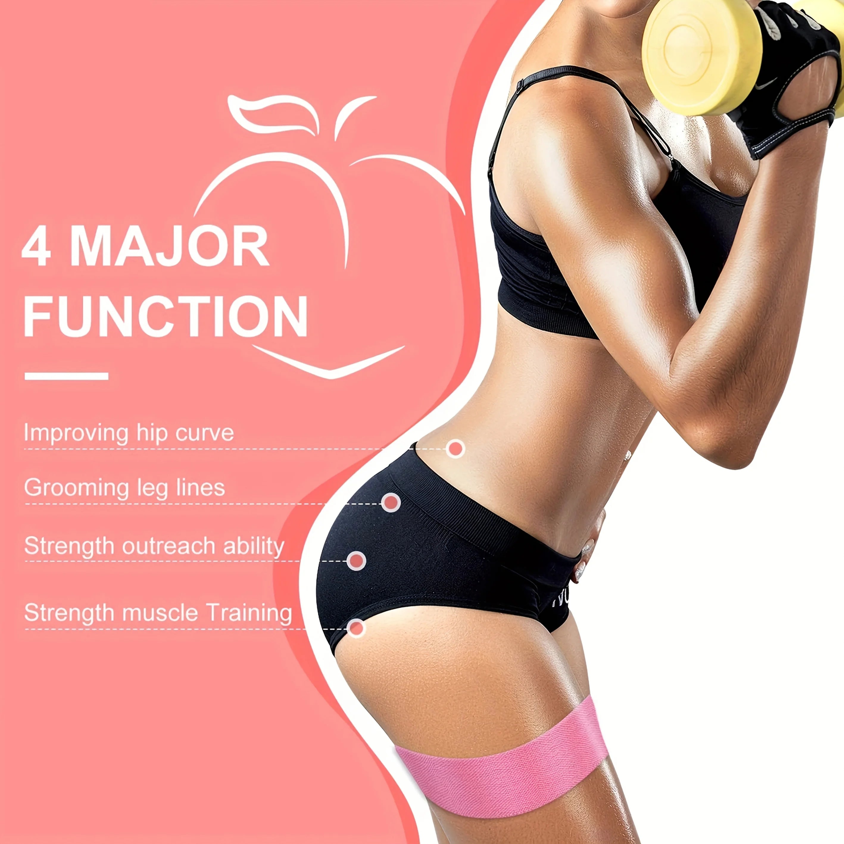 Fabric Hip Resistance Bands