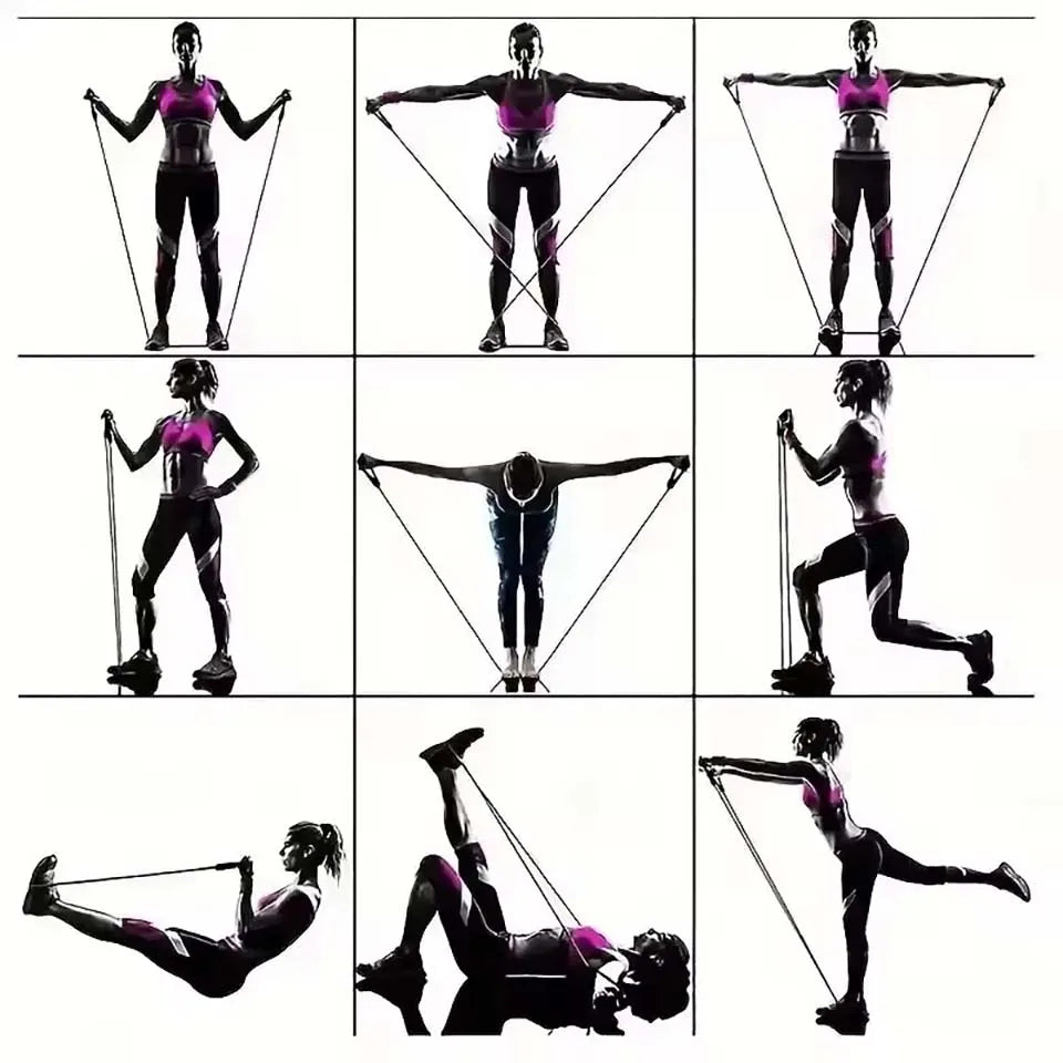 Resistance Band Training Set, 11 Pieces