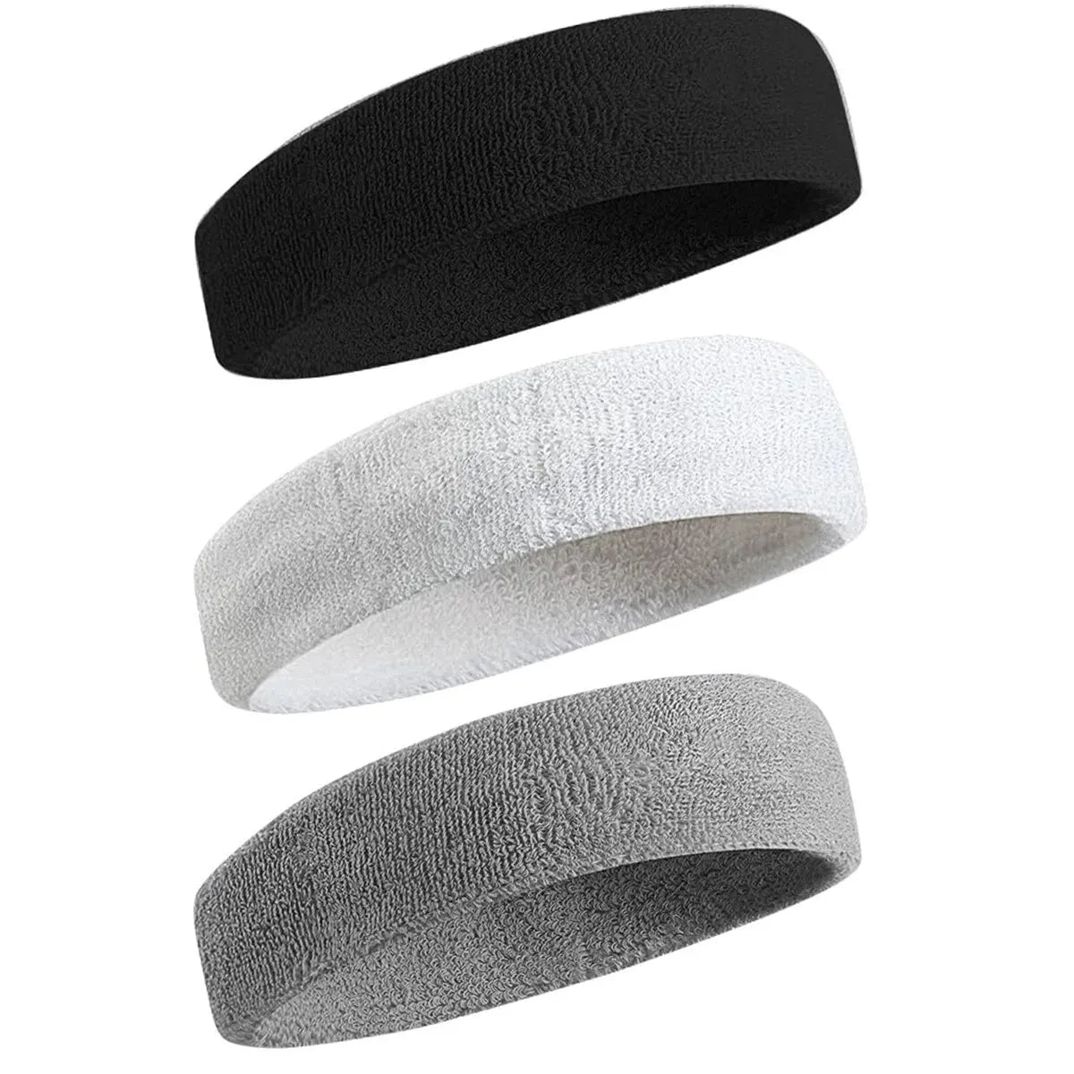 Stretch Sports Headbands, Set of 4