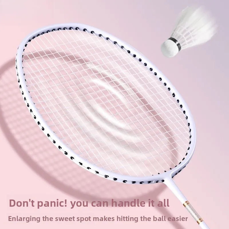Carbon-Shaft Badminton Racket