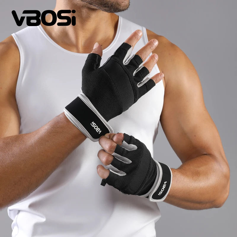 Ventilated Half-Finger Training Gloves