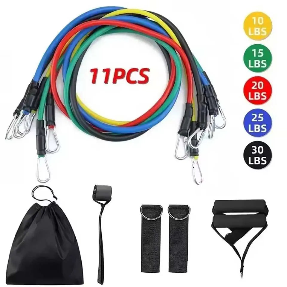 Resistance Band Training Set, 11 Pieces