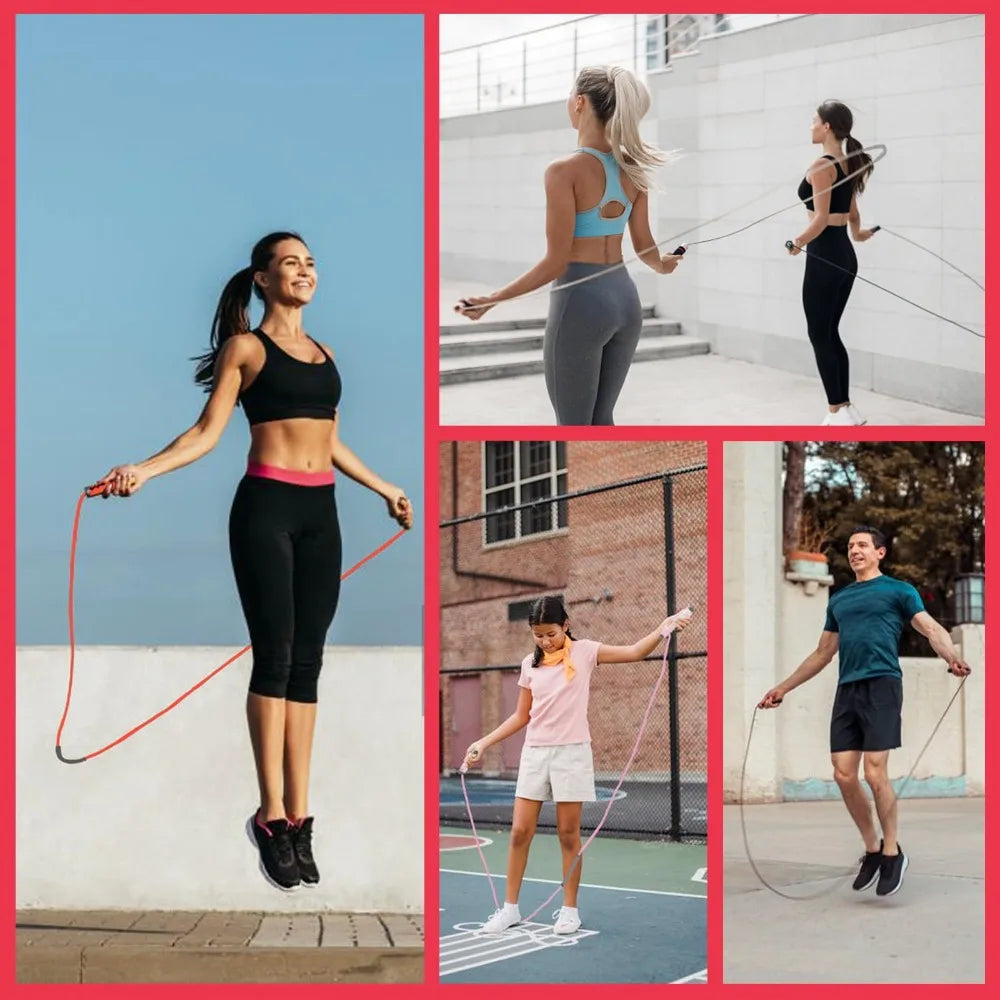 Foam-Grip Weighted Jump Rope