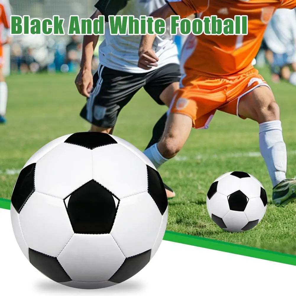 Classic Black & White Size 5 Soccer Ball
