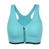 Zip-Front Padded Sports Bra