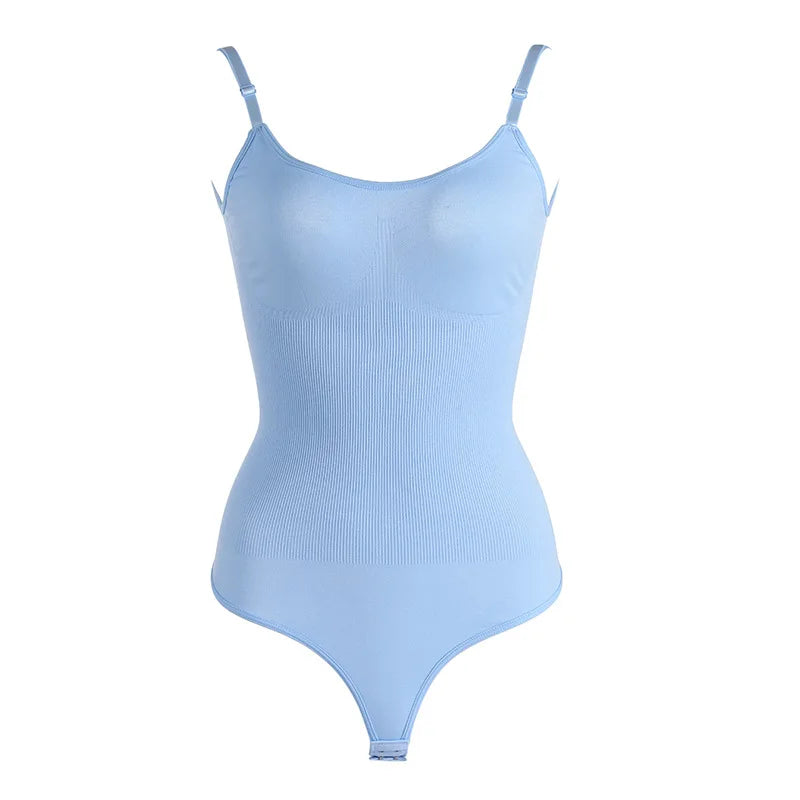 Open-Chest Thong Shaping Bodysuit