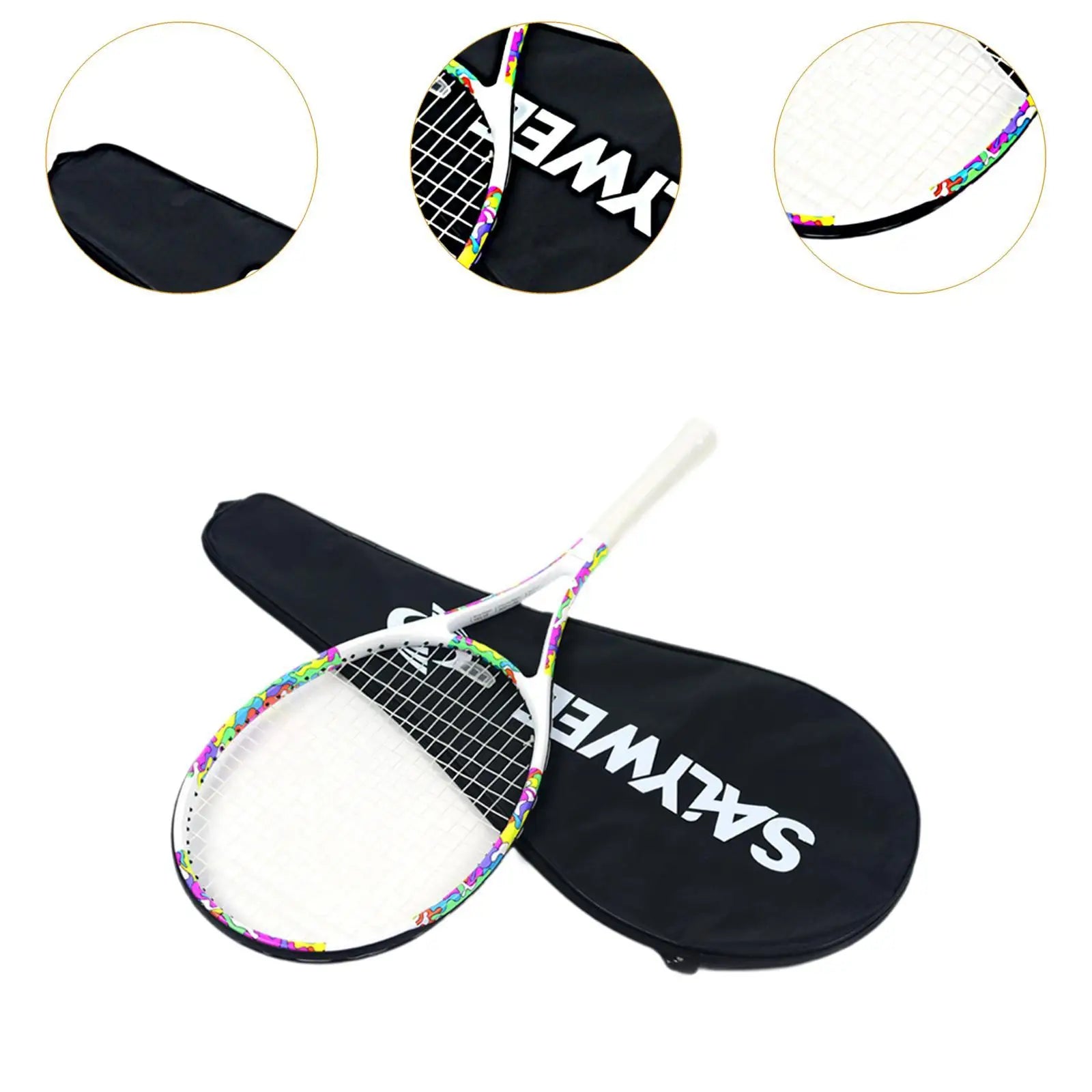 Carbon-Fiber Tennis Racket Practice Kit