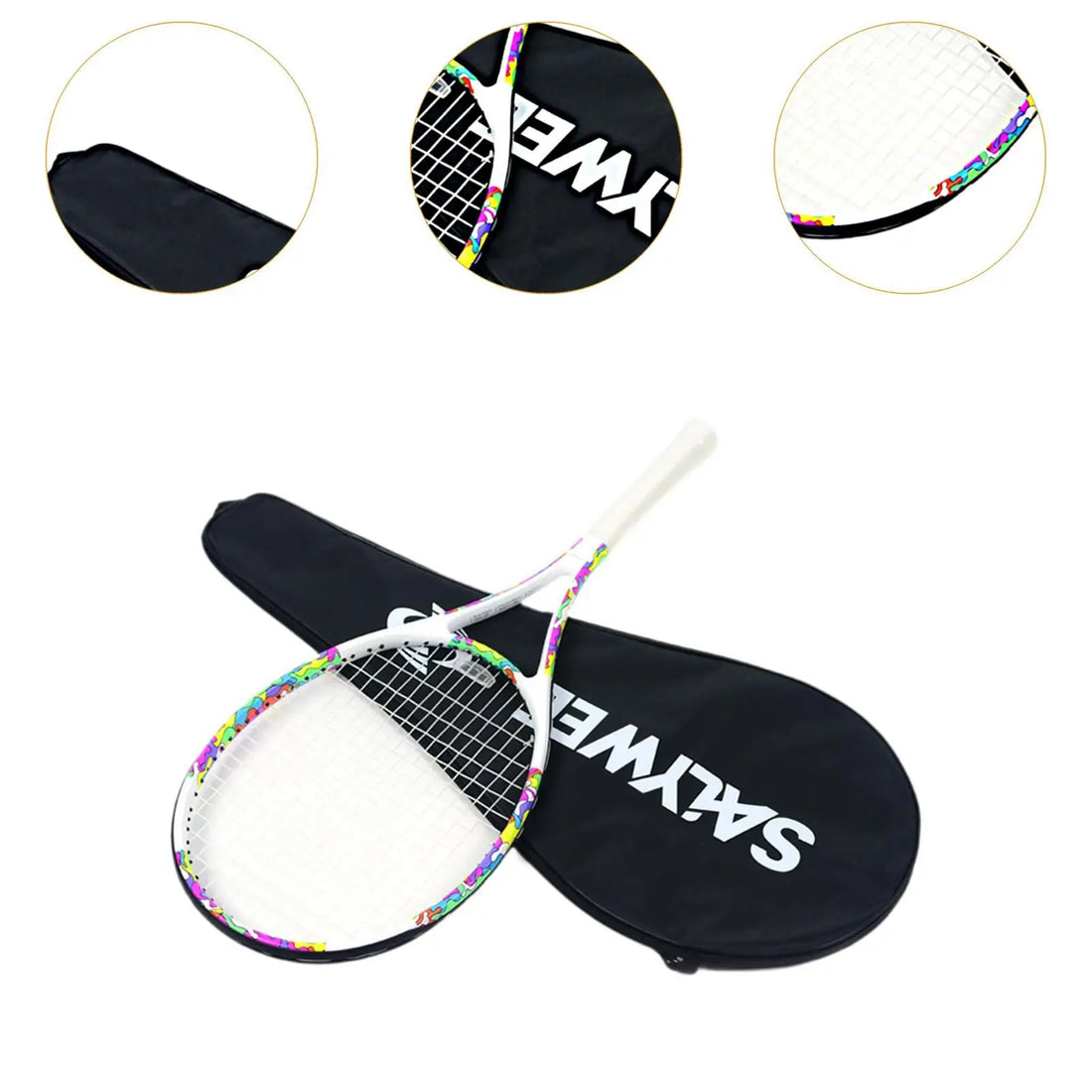Carbon-Fiber Tennis Racket Practice Kit