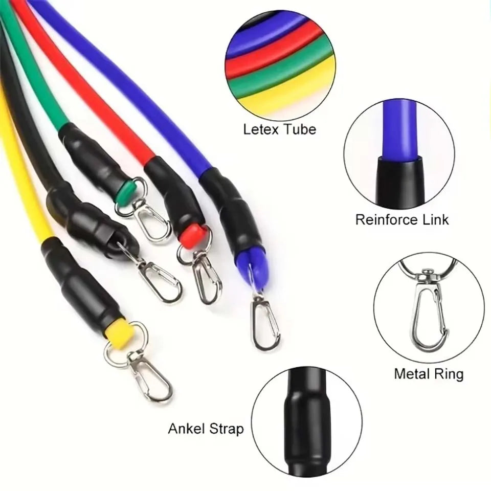 Resistance Band Training Set, 11 Pieces