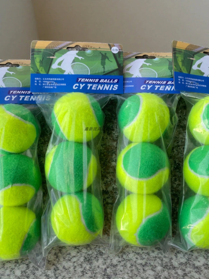 Green Beginner Tennis Balls, Set of 3